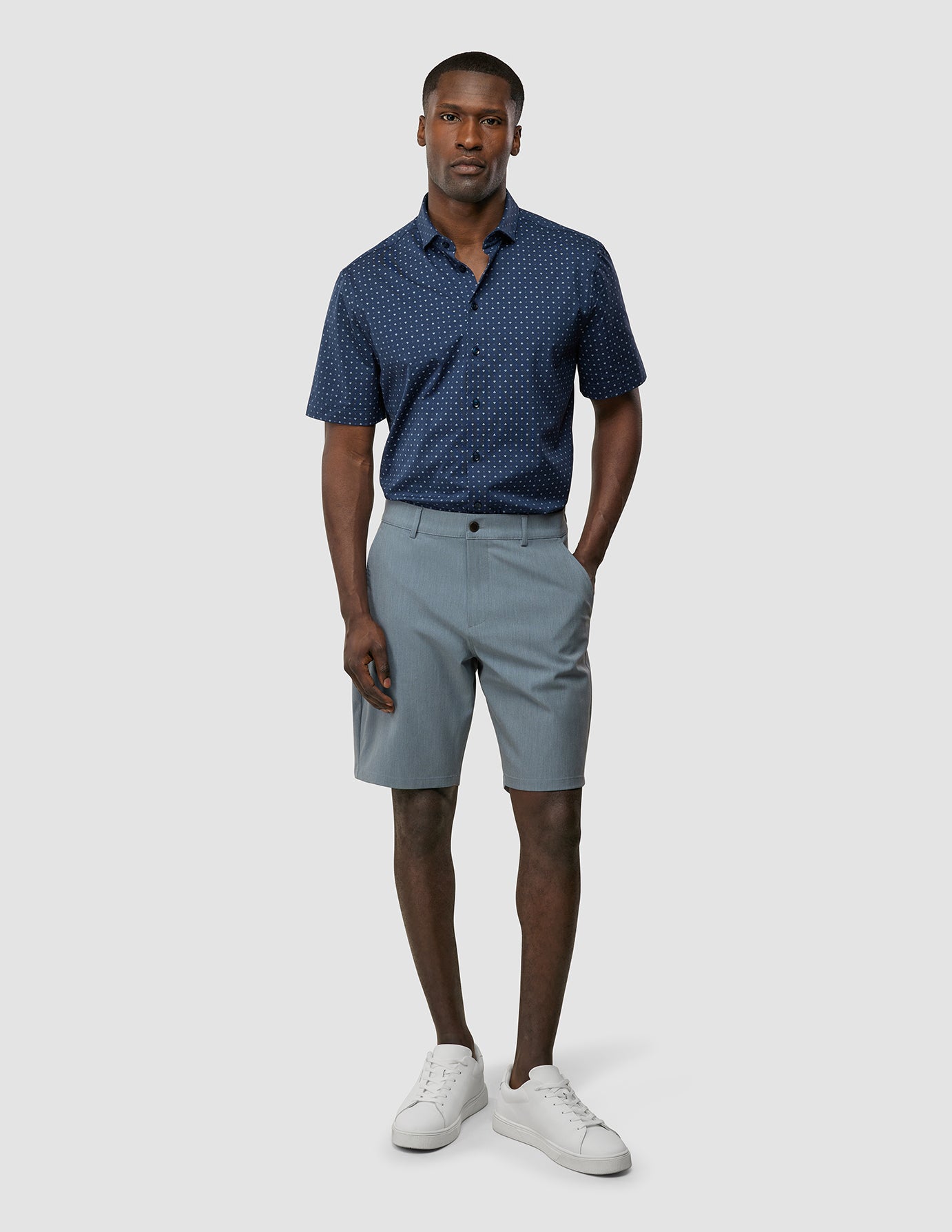 Essential Shorts Light Blue Melange